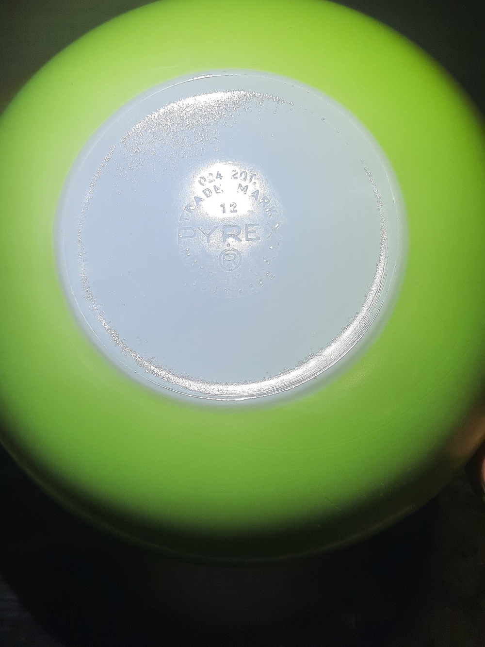 Pyrex Lime Green Casserole Dish